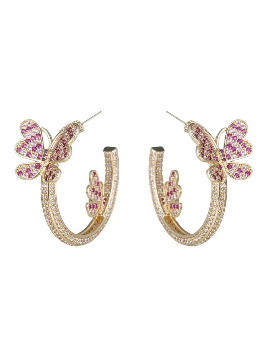 Mia Butterfly Loop Earring – Swoon Boutique Lafayette